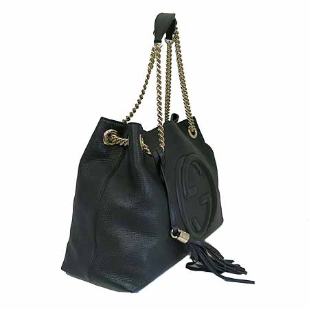 Gucci(����) 308982 �������� SOHO(��ȣ) �ΰ� ��Ƽġ ���� ü�� ����� [�ϻ����] �̹���3 - ���̺��� �߰���ǰ