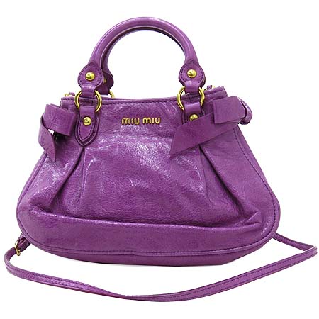 MiuMiu(�̿�̿�) RR1858 VITELLO(���ڷ�) LUX(����) ���� ���� �̴� ��Ʈ�� + ��� ��Ʈ�� �̹���2 - ���̺��� �߰���ǰ