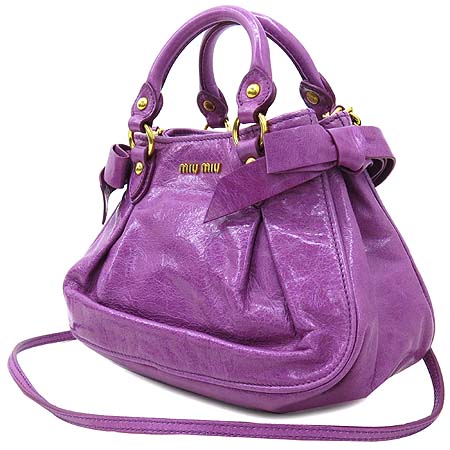 MiuMiu(�̿�̿�) RR1858 VITELLO(���ڷ�) LUX(����) ���� ���� �̴� ��Ʈ�� + ��� ��Ʈ�� �̹���3 - ���̺��� �߰���ǰ