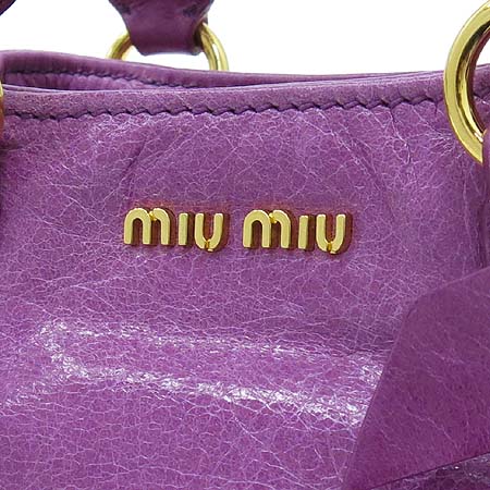 MiuMiu(�̿�̿�) RR1858 VITELLO(���ڷ�) LUX(����) ���� ���� �̴� ��Ʈ�� + ��� ��Ʈ�� �̹���4 - ���̺��� �߰���ǰ