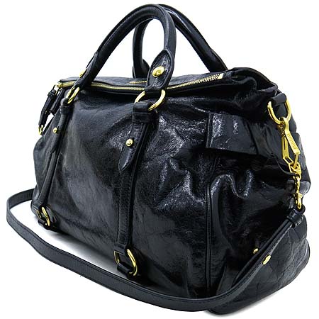 MiuMiu(�̿�̿�) RT0438 VITELLO LUX ���ڷη��� ���� ������� ����ΰ� 2WAY �̹���3 - ���̺��� �߰���ǰ