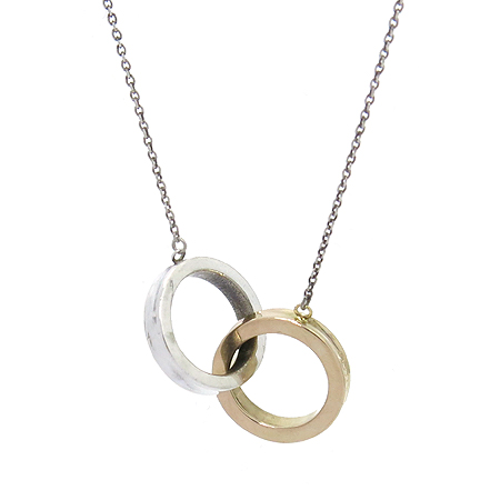 Tiffany(Ƽ�Ĵ�) 18K(750 YG) + SILVER(925) �޺� 1837 ���ͷ�ŷ ��Ŭ ���Ʈ ����� �̹���4 - ���̺��� �߰���ǰ