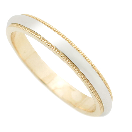 Tiffany(Ƽ�Ĵ�) PT950(�÷�Ƽ��+18K ��� �޺� �б׷��� ������帵 3MM ����-21ȣ �̹���2 - ���̺��� �߰���ǰ