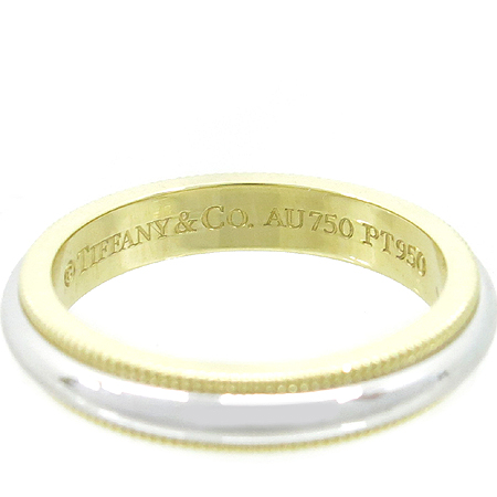 Tiffany(Ƽ�Ĵ�) PT950(�÷�Ƽ��)+18K ��� �޺� �б׷��� 3MM ���� - 9 ȣ �̹���5 - ���̺��� �߰���ǰ