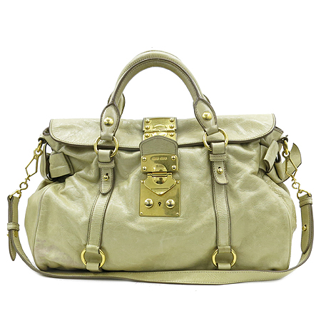 MiuMiu(�̿�̿�) RT0471 ���̺��� ���� ���� ��� ��ÿ 2WAY [�λ꼾�Һ���] �̹���2 - ���̺��� �߰���ǰ