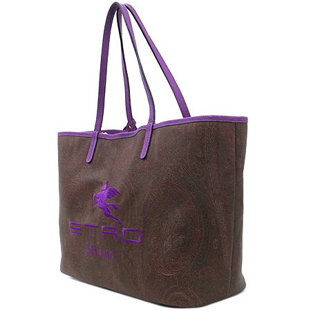 Etro(��Ʈ��) 18374 2138 ������ PVC ���÷��� ȥ�� �ΰ� �ڼ� ��Ƽġ ���� ����� + �����Ŀ�ġ �̹���2 - ���̺��� �߰���ǰ