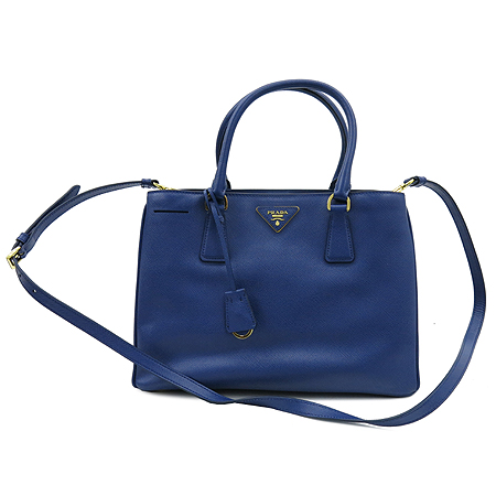 Prada(�����)  BN1874 SAFFIANO LUX BLUETTE ���ǾƳ� ���� ���� ���� �ﰢ�ΰ� 2WAY �̹���2 - ���̺��� �߰���ǰ