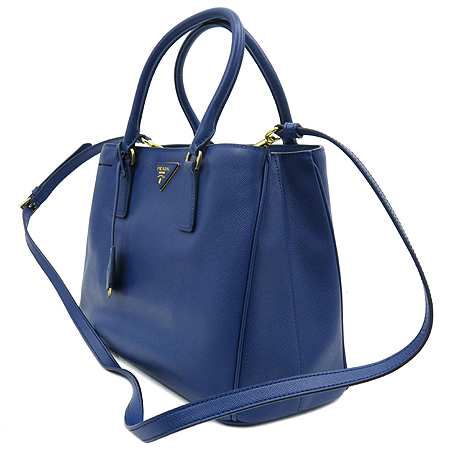 Prada(�����)  BN1874 SAFFIANO LUX BLUETTE ���ǾƳ� ���� ���� ���� �ﰢ�ΰ� 2WAY �̹���3 - ���̺��� �߰���ǰ