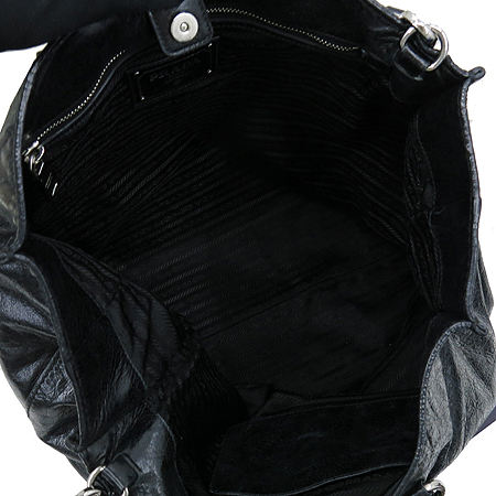 Prada(�����) BR4617 �ﰢ �ΰ� ��� VITELLO SHINE NERO ��Ƽ�� �������� �ﰢ�ΰ� 2WAY �̹���5 - ���̺��� �߰���ǰ