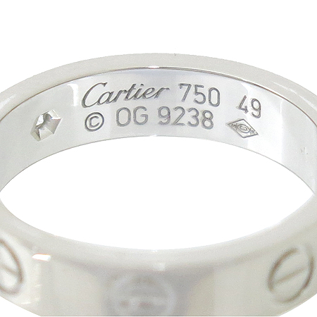 Cartier(��쿡) B4050549 18K(750) ȭ��Ʈ ��� 1����Ʈ ���̾� �̴� ���긵 ���� - 9ȣ �̹���3 - ���̺��� �߰���ǰ