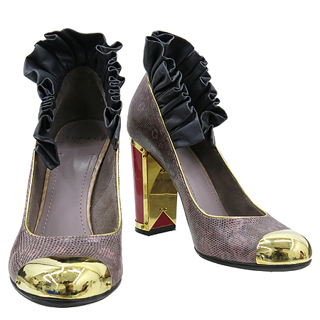 Loewe(�ο���) 451.09.007 ZAPATO TACON ROSA LIZARD/LAMB ���� ���� [��������] �̹���2 - ���̺��� �߰���ǰ