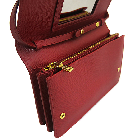 Prada(�����) 1M1361 AFFIANO METAL NERO ���ǾƳ� ���� ����ΰ� Ŭ��ġ ���� ũ�ν��� [��������] �̹���4 - ���̺��� �߰���ǰ