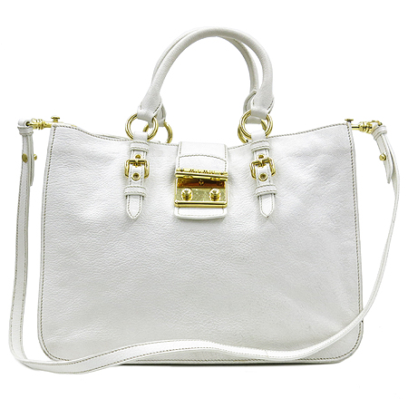 MiuMiu(�̿�̿�) RN0797 MADRAS(�����) ȭ��Ʈ ���� ���� �ΰ� ��� 2WAY �̹���2 - ���̺��� �߰���ǰ