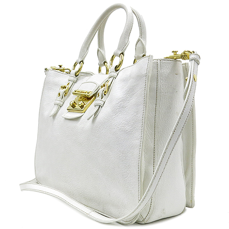 MiuMiu(�̿�̿�) RN0797 MADRAS(�����) ȭ��Ʈ ���� ���� �ΰ� ��� 2WAY �̹���3 - ���̺��� �߰���ǰ