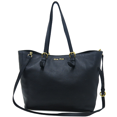 MiuMiu(�̿�̿�) RR1905 VIT.DAINO NERO �������� ����ΰ� ���� 2WAY �̹���2 - ���̺��� �߰���ǰ