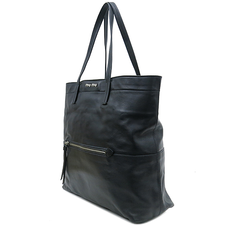 MiuMiu(�̿�̿�) RR1820 VITELLO SOFT NERO �������� ����ΰ� ���� ¤�� ����� �̹���3 - ���̺��� �߰���ǰ