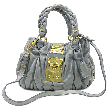 MiuMiu(�̿�̿�) RN0473 ��Ƽ�� �׷��� �÷� ���߶�� ���� 2WAY �̹���2 - ���̺��� �߰���ǰ