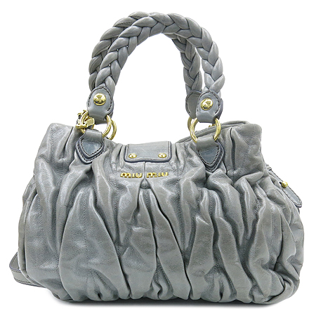 MiuMiu(�̿�̿�) RN0473 ��Ƽ�� �׷��� �÷� ���߶�� ���� 2WAY �̹���4 - ���̺��� �߰���ǰ