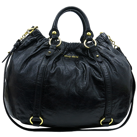 MiuMiu(�̿�̿�) VITELLO LUX ���ڷη��� ���� ���� ����ΰ� 2WAY �̹���2 - ���̺��� �߰���ǰ