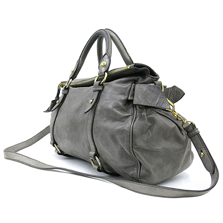 MiuMiu(�̿�̿�) RT0365 VITELLO LUX ���� ��� ���� �ΰ� ��ÿ 2WAY �̹���2 - ���̺��� �߰���ǰ