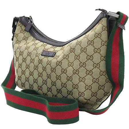 Gucci(����) 181092 GG�ΰ� �ڰ��� ��ũ����� Ʈ���� �Ｑ��Ƽġ ȣ�� ũ�ν��� �̹���3 - ���̺��� �߰���ǰ