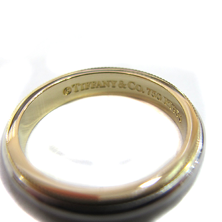 Tiffany(Ƽ�Ĵ�) PT950(�÷�Ƽ��)+18K ��� �޺� �б׷��� 3MM ���� 14ȣ [��õ ������] �̹���3 - ���̺��� �߰���ǰ