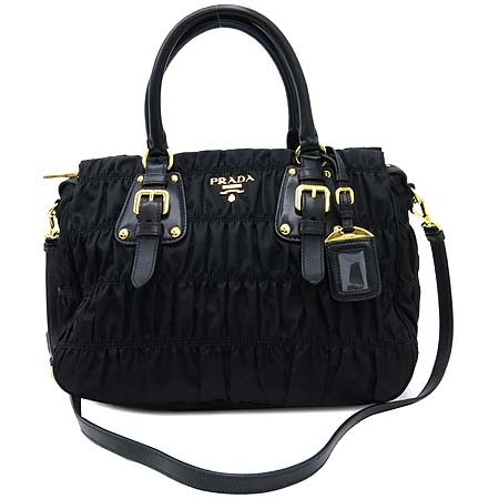 Prada(�����) B1336H TESSUTO GAUFRE NERO ���� �к긯 ������ ���� ȥ�� ����ΰ� 2WAY �̹���2 - ���̺��� �߰���ǰ