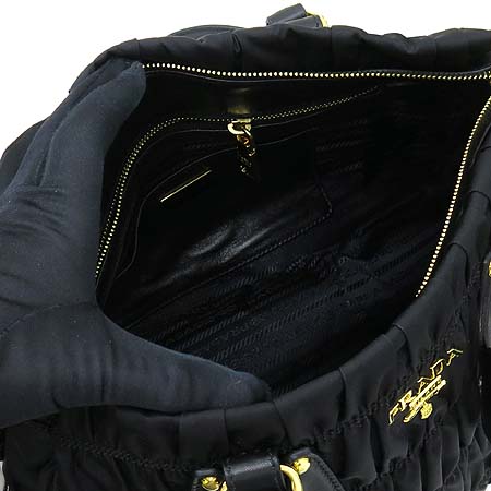 Prada(�����) B1336H TESSUTO GAUFRE NERO ���� �к긯 ������ ���� ȥ�� ����ΰ� 2WAY �̹���6 - ���̺��� �߰���ǰ