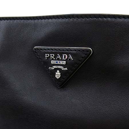Prada(�����) BR5109 SOFT CALF EBANO+NERO ����Ʈī����Ų ���� ȥ�� ��ũ���� ���� �ﰢ�ΰ� ���� ����� �̹���4 - ���̺��� �߰���ǰ