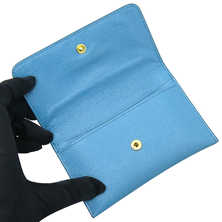 Prada(�����) 1M1362 SAFFIANO METAL TURCHESE ���ǾƳ� ��ī�̺��� ����ΰ� ��Ż ī��������� �̹���4 - ���̺��� �߰���ǰ