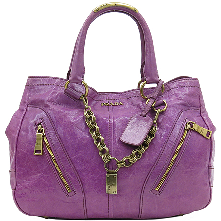 Prada(�����) BR4145 VITELLO SHINE(���ڷ� ����) ���� �÷� ����ΰ� �������� ��Ƽ�� ü�� ��Ʈ�� [��õ��] �̹���2 - ���̺��� �߰���ǰ