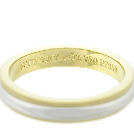 Tiffany(Ƽ�Ĵ�) PT950(�÷�Ƽ��)+18K ��� �޺� �б׷��� 3MM ���� - 11ȣ �̹���5 - ���̺��� �߰���ǰ