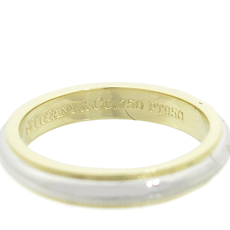 Tiffany(Ƽ�Ĵ�) PT950(�÷�Ƽ��)+18K ��� �޺� �б׷��� 3MM ���� -10ȣ �̹���4 - ���̺��� �߰���ǰ