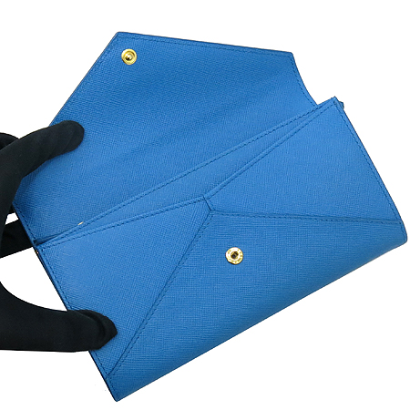 Prada(�����) 1M1037 ���� �ΰ� SAFFIANO LETTER CELESTE �÷� ������ + �̴�ī�����̽� �̹���4 - ���̺��� �߰���ǰ