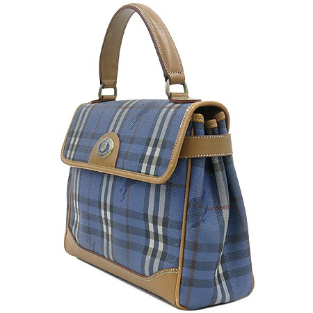 Burberry(������) Ŭ���� ���̸��� üũ BLUE �÷� PVC ���� ��Ʈ�� �̹���2 - ���̺��� �߰���ǰ