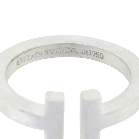 Tiffany(Ƽ�Ĵ�) 18K ȭ��Ʈ��� T �÷��� ���̾� ���� - 14.5ȣ �̹���3 - ���̺��� �߰���ǰ