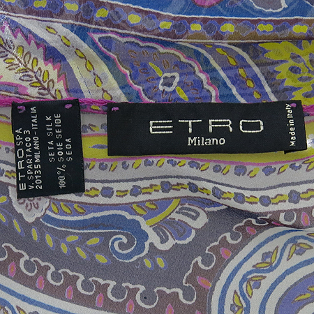 Etro(��Ʈ��) 100% ��ũ ��ī�� �̹���3 - ���̺��� �߰���ǰ