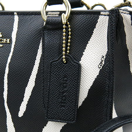 Coach(��ġ) 33525 ���� �ΰ� Mini Carryall in Zebra Printed Calf ���� ��Ʈ�� + �����Ʈ�� �̹���4 - ���̺��� �߰���ǰ