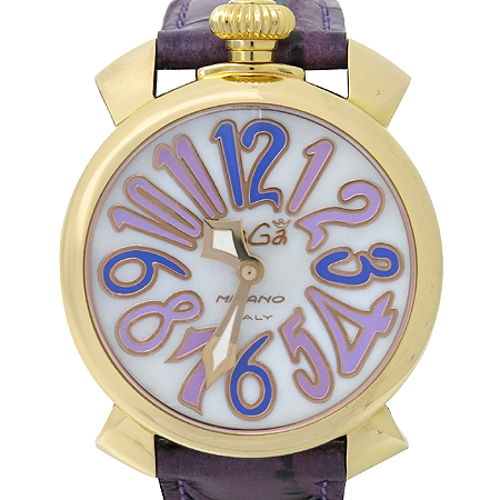GAGA MILANO(���� �ж��) MANUALE ��� ���̽� �ڰ��� 40mm �ð� �̹���2 - ���̺��� �߰���ǰ