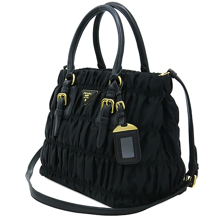 Prada(�����) BN2868 TESSUTO GAUFRE NERO �÷� ���� �ΰ� ������ ��Ʈ�� + �����Ʈ�� �̹���3 - ���̺��� �߰���ǰ