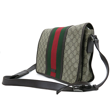 Gucci(����) 145844 GG�ΰ� PVC �����Ƽġ ���� ���� Ʈ���� �޽��� ũ�ν��� �̹���2 - ���̺��� �߰���ǰ