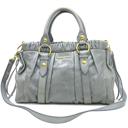 MiuMiu(�̿�̿�) VITELLO SHINE(���ڷ� ����) �׷��� ��Ʈ�� + ��� ��Ʈ�� �̹���2 - ���̺��� �߰���ǰ