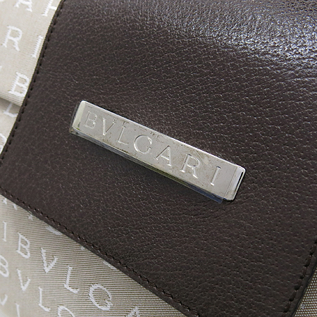 Bvlgari(�Ұ���) 22'297 ���� �̴ϼ� �ΰ� Lettere Fabric Beige Pigskin M ������ ����� �̹���3 - ���̺��� �߰���ǰ