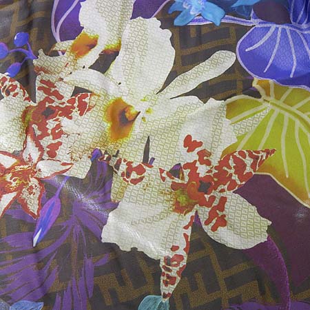 Fendi(���) 100% ��ũ FOULARD RASETTO GIALLO �÷� ��ī�� �̹���4 - ���̺��� �߰���ǰ