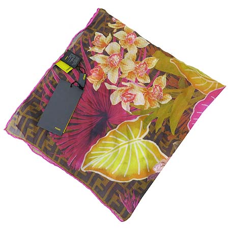 Fendi(���) 100% ��ũ FOULARD RASETTO FUXIA �÷� ��ī�� �̹���2 - ���̺��� �߰���ǰ