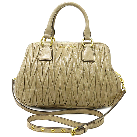 MiuMiu(�̿�̿�) RL0059 MATELASSE LUX (��Ʈ��� ����) CAMMEO �÷� ���� ��Ʈ�� + ��� ��Ʈ�� �̹���2 - ���̺��� �߰���ǰ