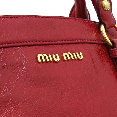 MiuMiu(�̿�̿�) RN0939 VITELLO LUX ���� ���� ��� ���� �ΰ� ��ÿ 2WAY �̹���4 - ���̺��� �߰���ǰ