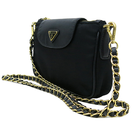 Prada(�����) BT0779 TESSUTO SAFFIAN NERO ���� �к긯 ���Ǿ� ȥ�� ����ΰ� Ŭ��ġ �� ü�� ũ�ν��� �̹���3 - ���̺��� �߰���ǰ