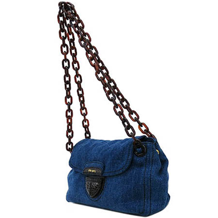 Prada(�����) BR4881 ���� �ΰ� CORDA DENIM(����) ü�� ����� �̹���3 - ���̺��� �߰���ǰ