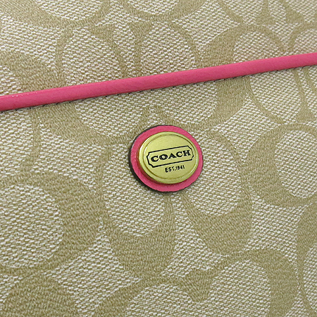 Coach(��ġ) F25504 �ñ׳�ó �ΰ� PVC ��ũ ���̴�Ʈ Ʈ���� 2WAY �̹���3 - ���̺��� �߰���ǰ